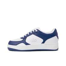 Alo Yoga Recovery Mode Durable And Breathable Low-Top Sneakers, Unisex, White And Blue - A0685U-Hải quân - Xem 14