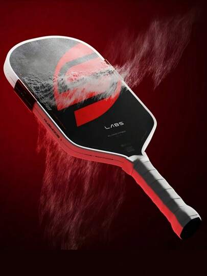 1pc T700 Carbon Fiber Pickleball Paddle & Paddle Cover (Red/Black/Blue), Monobloc Compression Molding Structure, 16mm PP Honeycomb Enhanced Core, Non-Slip Handle | Professional Pickleball Racket For Men And Women, Enhances Spin, Friction, Control, Power And Stability, Ideal Outdoor Sports Gear For Fitness Enthusiasts