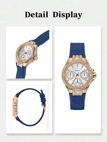 GUESS 商务通勤必备：GW0774L3 不锈钢腕表，专为现代专业人士打造 - 玫瑰金 - 查看 6