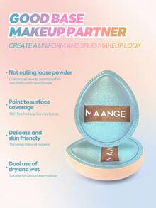 MAANGE 20件組美妝工具套裝，包含底妝刷、蜜粉刷、腮紅刷、遮瑕刷、修容刷、打亮刷、眼影刷、眉刷、細節刷，適合居家或旅行使用，送給朋友的完美化妝配件禮物 - 銀色 - 查看 9