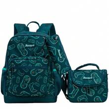 3Pcs Boys School Bag Set, Cute Dinosaur Football Space Game Print Backpack With Lunch Bag Pencil Case, 3 In 1 Lightweight Bookbag Bundle For Elementary Students, Back To School Essentials - Boys' Schoolbag - View 3
