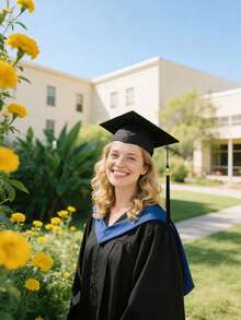 1pc 2026 Gold Tassel Graduation Cap Decor, Suitable For High School And University Graduation Ceremony Decoration, 2026 Graduation Accessory - A - View 5