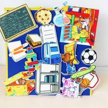 hoojojo 17pcs "If You Give A Mouse A Cookie" Felt Storytelling Set, Story Reading And Performance Props, Suitable For Classroom Education, Home And Parent-Child Interaction - Multicolor - View 7