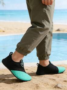 Summer Breathable Mesh Yoga Swimming Beach Wading Water Shoes For Kids - Green - View 3