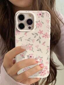 New Spring Flower Pattern Jelly TPU Shockproof Phone Case Compatible With Apple 17 Pro Max/16 Pro Max/15 Pro Max/17 Pro/11 12 13 14 15 16/12/12 Pro/14 Pro Max/13 Pro Max/16 Pro, Jelly TPU Phone Case - Floral - View 2