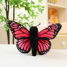 1 pieza Muñeco de peluche realista de insecto animal, abeja, mariposa, araña o mantis de peluche suave con material de peluche detallado, relleno de algodón PP, adecuado como regalo para niños, truco de Halloween, decoración del hogar, recuerdo de fiesta y colección - Multicolor - Ver 15