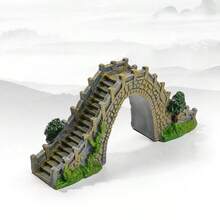 Resin Stone Bridge Aquarium Decor, Adds Classic Charm To Fish Tank And Provides Hiding Place For Fish - A - View 7
