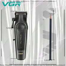 Bộ tông đơ cắt tóc điện không dây chuyên nghiệp VGR có màn hình hiển thị kỹ thuật số, tông đơ điều chỉnh được, sạc lại được, dành cho nam V-197&995 - Nhiều màu - Xem 7