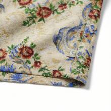 Men's Casual Floral Pattern Shorts - White - View 6