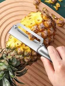 3pcs/Set, 2pcs/Set, 1pc Efficient Stainless Steel Vegetable Peeler - Ergonomic Handle, Rust-Resistant Potato Fruit Peeler, Suitable For Kitchen Cooking, Dishwasher , Kitchen Gadgets, Home Supplies, Vegetable Cutter, Kitchen Accessories - Silver - View 5