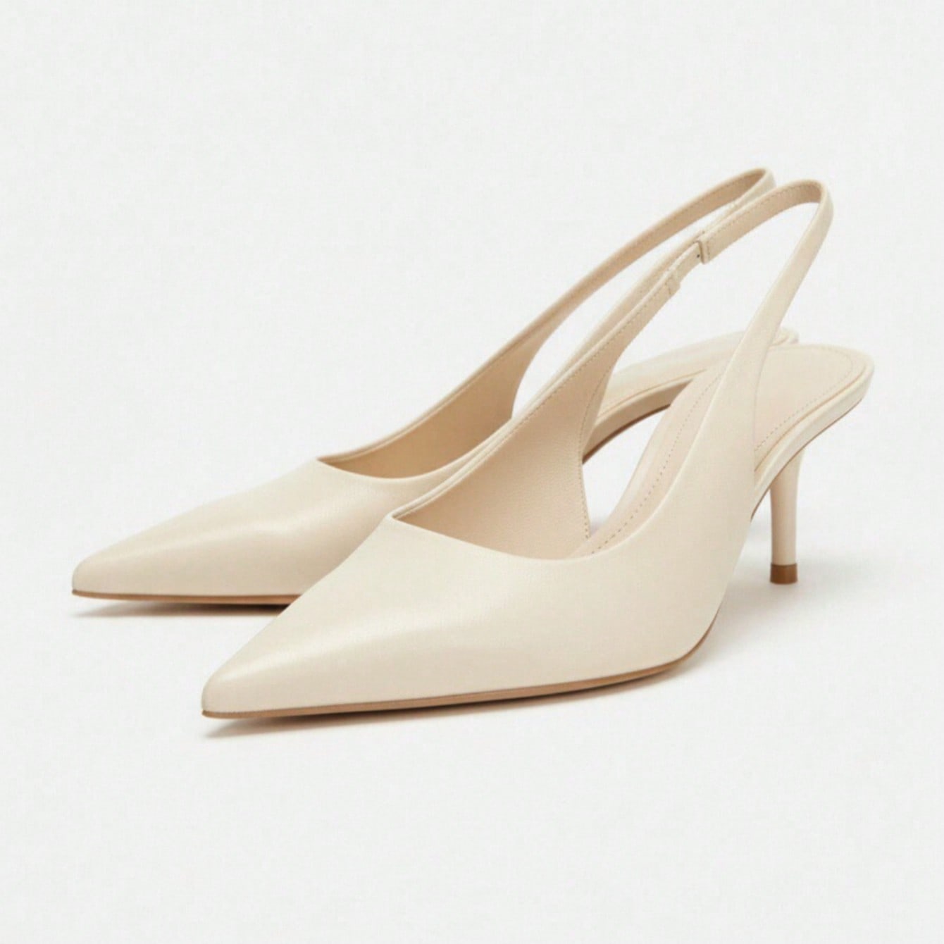 Nuevos Tacones de Mula de Punta Afilada Gris-Marrón para Mujer, Primavera/Verano 2026