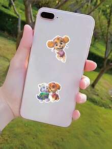 Paw Patrol 50张汪汪队贴纸，美国漫画儿童玩具贴纸，拍拍贴纸，扭蛋创意手账素材，贴纸 - 彩色 - 查看 5