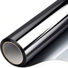 1 Cuộn phim dán cửa sổ mờ một chiều, kích thước 50*500cm, chất liệu PET, màu xám bạc, trong suốt bên ngoài, mờ đục bên trong, thích hợp cho nhà ở, phòng ngủ, văn phòng. - Màng năng lượng mặt trời - Xem 58