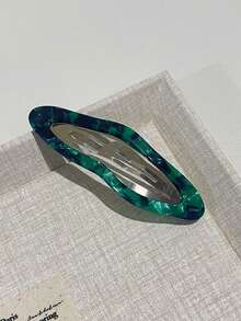 1个可爱花朵植物塑料发夹，日常小巧清新简约耐用，抓力强劲，适合夏季长发、卷发等各种发型，时尚经典 - 彩色 - 查看 4