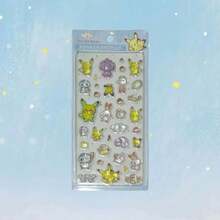 新款贴纸书，3D立体浮雕贴纸，实心树脂贴纸，3D立体系列，儿童可爱贴纸，奖励贴纸 - 彩色 - 查看 5