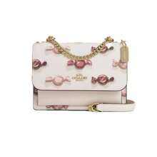 Coach Women's Mini Klare Chain Crossbody Bag - 紅白色 - 查看 9