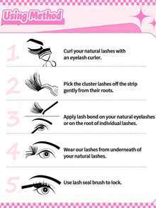 384pcs D-Curl Fluffy False Eyelashes Set, Includes Beginner-Friendly Lash Tutorial, Thick & Voluminous Segmented False Lashes, With Glue, Setting Liquid, Tweezers, Magnifying Eyes, Reusable, Large Capacity Individual Lashes, Soft & Natural Mixed Lashes, Create 3D Dramatic Eye Makeup, Suitable For DIY At Home, Travel, Daily Commute, Parties, Weddings, Bridal Makeup, Lashes, Eyelashes, Fake Lashes - Black - View 8