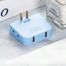 Opera Mini Converter, Plus Plugs, Plug Converter, Plug And Pull-Out Socket, USB Converter, Portable Design For Travel, Power Adapter And Multi-Plug. Compact And Portable, Pocket-Sized, Easy To Place And Rotate 180 Degrees. Two Outlets, Multiple Holes, Cable-Free Opening, Foldable Wall Plug, Double Outlet Converter With Plug Connection. - Small - View 3