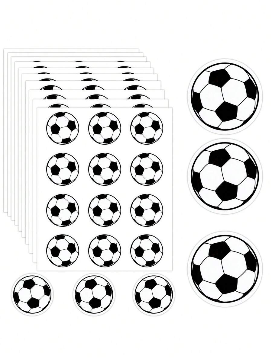 1 Tờ (12 miếng) Hình dán bóng đá World Cup đen trắng sáng tạo, Hình dán trang trí tự dính, Hình dán niêm phong quà tặng, Nhãn dán, Quà tặng tiệc thể thao, Tiệc sinh nhật chủ đề bóng đá, Phụ kiện chụp ảnh họp mặt người hâm mộ, Trang trí bàn làm việc, Hình dán bóng đá, Hình dán trang trí tiệc sinh nhật, Hình dán cổ vũ người hâm mộ, Hình dán trang trí tiệc bóng đá - Hình dán bóng đá - Xem 1