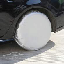 Four-Piece Car Tire Cover Set, Waterproof, Sunproof, And Freeze-Resistant Tire Cover, Dustproof Tire Protection Cover, All-Season Sunproof And Dustproof Cover, Spare Tire Storage And Protection Cover - 4-piece Pack - View 5