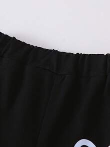 Bộ 2 món áo thun ngắn tay và quần short in hình trái tim nhuộm màu tie-dye cho bé gái, thích hợp mặc ngoài trời. - Màu tím  Violet - Xem 7