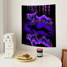 1pc Phantom Body Art Print Tapestry, Wall Decor, Ins Style, Polyester Hanging Wall Tapestry, Living Room Bedroom Office Wall Decoration, Dorm, Home Decor, Party Decor, Rectangle Kitchen Wall Hanging Cloth With Drape,  (With Hook) - Tapestries, Wall Tapestry, Aesthetic Tapestry, Bohemian Tapestry, Mandala Tapestry, Cool Wall Hanging, Room Decor Tapestry, Hippie Tapestry, Boho Decor, Easy To Hang Art, Tapestry For Bedroom, Wall Deocr, Backdrop, Arch Backdrop, Flags For Bedroom - 彩色 - 查看 9