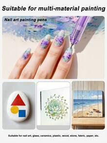36/48/72/108 Colors Retractable Gel Pens, 0.8mm Tip Acrylic Paint Pens With Strong Coverage, Quick-Drying Ink That Won't Fade On Glass, Stone, Ceramic, Multi-Purpose Drawing Pens, Professional Art Supplies, Back To School Essential Gift - Colored Gel Pens - View 8