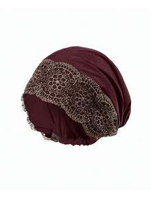 1 pieza Pañuelo bohemio de poliéster de unicolor con aplicaciones de encaje, adecuado para boda, vacaciones, todas las estaciones, playa, viaje - 1 pieza de encaje - Ver 29
