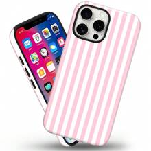 Magnetic For IPhone 17 ProMax/17 Pro/17E/17Air/16/15/14/13/12 Case Cute Stripes Phone Case, Shockproof Slim TPU And Hard PC Protective Phone Cover Compatible With MagSafe Designed For Women Girls - 模式C - 查看 2