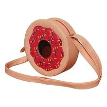 Bolsa Crossbody Dona Con Chispas Vinipiel Regalo Original - Rosa - Ver 4
