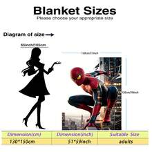 Marvel Đây là chiếc chăn nỉ in hình Người Nhện, với phông nền là thành phố New York. Màu sắc rực rỡ, nhưng màu nền được làm dịu để giảm bớt sự kích thích thị giác. Màu sắc của các nhân vật nổi bật giúp dễ dàng nhận biết. Chiếc chăn vừa có tính thẩm mỹ cao vừa ấm áp và mềm mại, thích hợp dùng làm chăn phủ ghế sofa, chăn ngủ trưa hoặc trang trí giường ngủ. - Nhiều màu - Xem 18