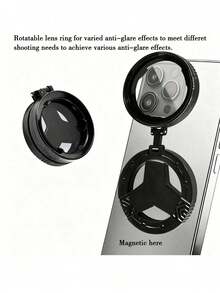 Kit de filtro de lente polarizado magnético de 52 mm, filtro polarizador circular multicapa ultra delgado, protector de lente para fotografía con smartphone - A - Ver 6