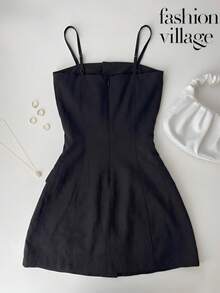 Tailored Jumpsuit With Front Buttons And Utility Pockets – Marrante Collection 2026 - 黑色 - 查看 3