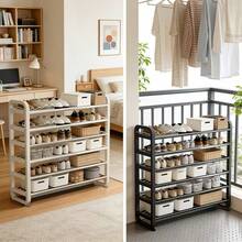 6-Tier Space-Saving Heavy-Duty Shoe Rack, Large Capacity Modern Shoe Organizer, Easy Assembly For Entryway Dorm Home - 查看 1