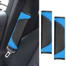 2pcs Car Seat Belt Shoulder Pads, Comfortable & Durable Shoulder Protection, Dual-Color Design, Universal Size, Easy Hook And Loop Installation, Multiple Colors Available - A - View 9
