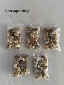 1000g/500g Vỏ sò và ốc xà cừ tự nhiên để trang trí, hỗn hợp vỏ sò, sao biển và sò điệp tự nhiên, nhiều kích cỡ, tiệc chủ đề bãi biển, đồ thủ công tự làm, trang trí bể cá, trang trí nhà cửa, trang trí đám cưới (kích thước nhỏ), trang trí đám cưới, kích thước ngẫu nhiên - Nhiều màu - Xem 9