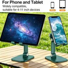 Adjustable Height And Angle Foldable 4.7-13 Inch Phone & Tablet Stand - View 9