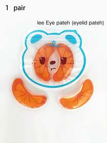 Máscara de ojos de gel refrigerante de PVC, máscara de ojos con diseño de frutas de verano, máscara de ojos con paquete de hielo calmante y refrescante para relajación - Múltiples estilos - Ver 10