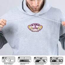 1pc English Phrase Embroidered Iron-On Patch, High-Quality Purple Ironing Applique Patch, Suitable For Sewing On Clothing, Backpacks, Canvas Bags And Hats - DIY Craft Accessory - A - View 3