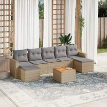 vidaXL Outdoor Table & Chair Sets - Beige - View 1