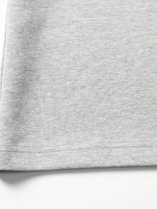 1 chiếc áo polo nam, áo polo tay raglan màu xám nhạt với thiết kế đường may tương phản, chất liệu dệt kim ôm sát thân, thân thiện với da, thoải mái, cắt 3D, phong cách casual Hàn Quốc nhẹ nhàng công sở, mặc hàng ngày đi làm mùa hè, casual giao tiếp - Màu Xám nhạt - Xem 8