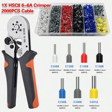 Cable Wire Electrical Terminals Ferrule Crimper Plier Crimping Tool Kit 2000PCS - Black - View 8