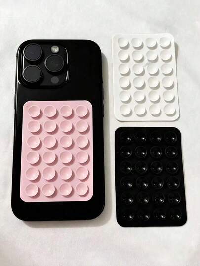 4pcs Silicone Suction Phone Case Mount,Phone Suction Sticky Phone Grip, Adhesive Phone Stand Sticky For Cell Phone#Octobuddy,Phone Accsesories,Cheap