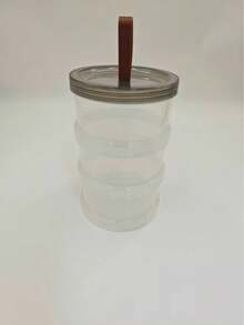 1/2/3 Tier Round Transparent Food Storage Containers, Suitable For Grains, Spices, Snacks, Kitchen Refrigerator Cabinet Countertop Organization - View 13