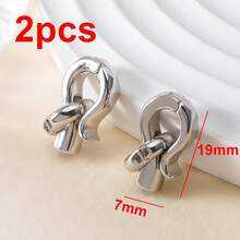 1/2/4pcs Copper Round Ring Pearl Clasp, Universal Fastener Charm For DIY Bracelet Necklace Jewelry Making - DIY Buckle - View 16
