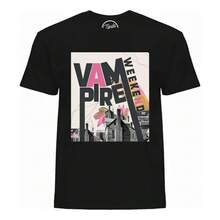Camiseta popular Playera Vampire Weekend con estampado de póster - Negro - Ver 6