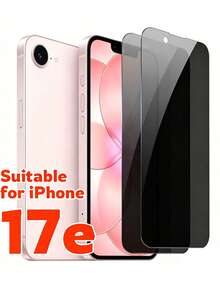 Miếng dán màn hình bảo mật 17E | Bao gồm 2 miếng kính cường lực 9H với chức năng bảo mật 30°, chống trầy xước và chống sốc, tương thích với ốp lưng điện thoại, kèm khung màu đen. - màu đen - Xem 12