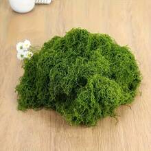 大包装逼真人造苔藓 - 自然户外/草坪,经久耐用,不易褪色,低维护花园装饰,适用于DIY景观美化、花盆、屋顶花园、草坪(无需浇水/易于造型) - 彩色 - 查看 7