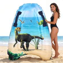 1pc Portable Inflatable Surfboard, Polyester Oxford Fabric + Membrane Water-Resistant Fabric + PVC Material, Suitable For Beach Vacation, Beginner Swimming Training And Water Sports, Foldable Storage, Family Size Backyard Inflatable Pool, Polyester Oxford Fabric + Membrane Water-Resistant Fabric + PVC Material, Suitable For Beach Vacation, Beginner Swimming Training And Water Sports, Foldable Storage - C - View 10