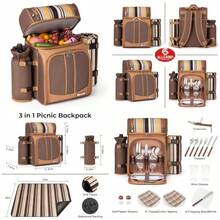 Picnic Backpacks - Marrn1 - View 1